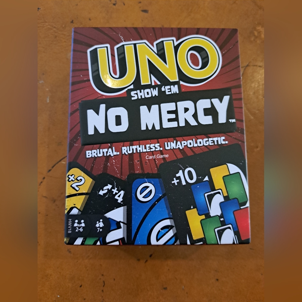 UNO Show ‘Em No Mercy Card Game Brand New Factory Sealed
